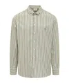 Etro Pegaso-motif Striped Shirt In White