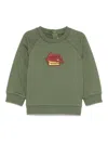 Etro Pegaso-motif Sweatshirt In Green