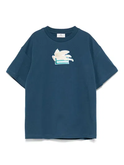 ETRO PEGASO-MOTIF T-SHIRT