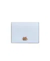 Etro Pegaso Plaque Bi-fold Wallet In Blue