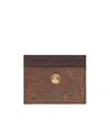 Etro Paisley Jacquard Cardholder In Brown