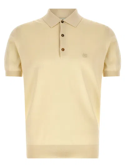 Etro Pegaso Polo Beige