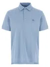 Etro Light Blue Pegaso Polo Shirt In Light Blue