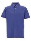 Etro Paisley-print Button Polo Shirt In Blue