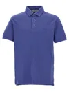 Etro Paisley-print Button Polo Shirt In Blue