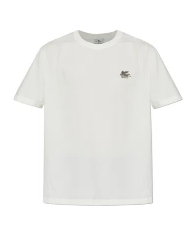 Etro Short Sleeve T-shirt In White