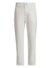 Etro Logo-embroidered Slim-fit Jeans In 白色