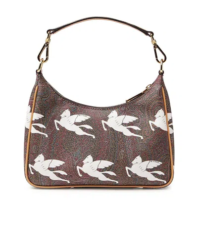 Etro Pegaso Shoulder Bag In Multicolor