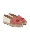 Etro Kids' Cotton Canvas Espadrilles In Brown,ivory