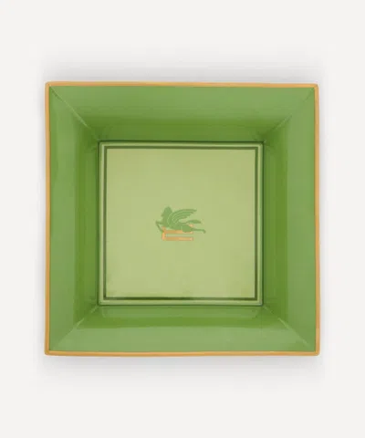 Etro Pegaso Square Tray 16x16 H. 4 Cm
