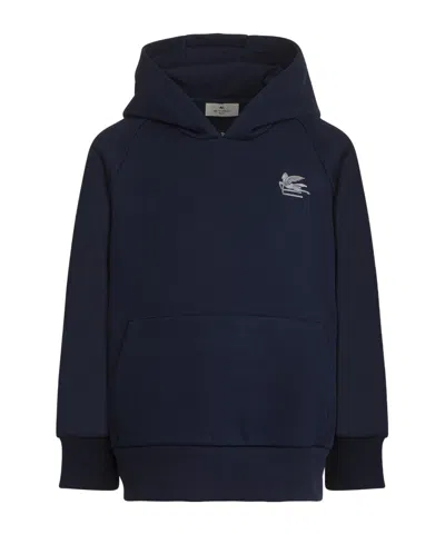 ETRO PEGASO-EMBROIDERED HOODIE
