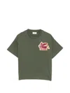 Etro Pegaso-patch T-shirt In Green