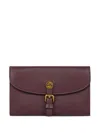 Etro Pegasus Buckle Wallet In Burgundy