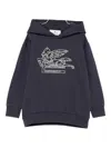 Etro Pegasus-embroidered Hoodie In Blue