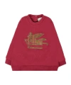 Etro Pegasus-embroidered Sweatshirt In Red