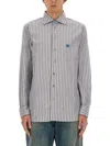 Etro Men's Pegasus Shirt | Size 40 | Mrib0002 In Multicolor