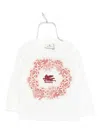 Etro Pegasus-motif Long-sleeve Top In White