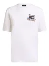 Etro Pegasus Motif T-shirt In White