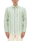 Etro Men's Pegasus Shirt In Green