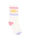 Etro Pegasus Striped Socks In White