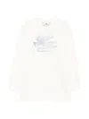 Etro Pegasus-embroidered Sweatshirt In White