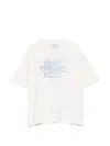 Etro Pegasus-embroidered T-shirt In White