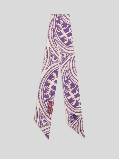 Etro Per Kaito Takahashi Silk Paisleyina, Man, Purple In Multi