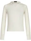 Etro Perforated-detail Wool Jumper In White