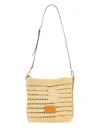 Etro Men's Perforated Raffia Shoulder Bag