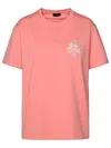 Etro Light Pink Logo Embroidery T-shirt In Pink