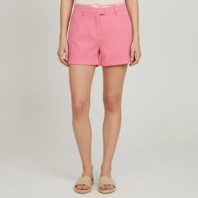 Pre-owned Etro Pink Paisley Pattern Jacquard Mini Shorts S