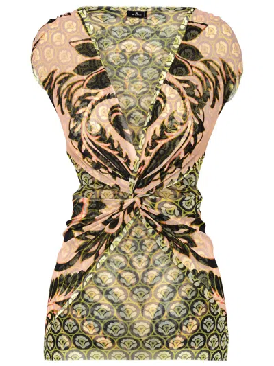Etro Pink Polyamide Blouse Women