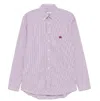 Etro Men's Pink Striped Button-down Shirt | Size 42 | Mrib0004 Color 99tr549s8451