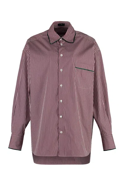 ETRO STRIPED COTTON SHIRT