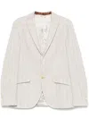 Etro Pinstripe Blazer In Neutrals