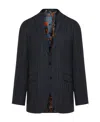 Etro Pinstripe-pattern Single Breasted Suit In Multi