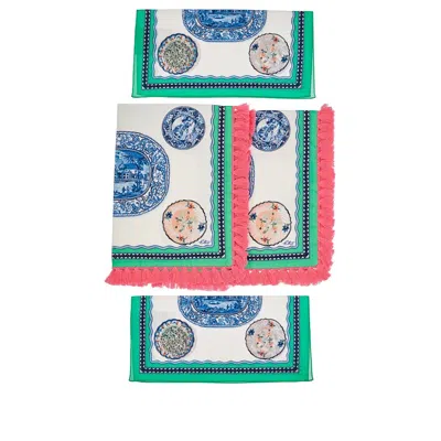 Etro Placemats And Napkins Two-piece Set Home In Multicolor