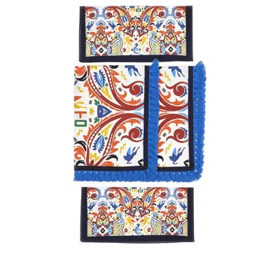 Etro Placemats And Napkins Two-piece Set Home In Multicolor