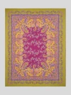 Etro Plaid Aus Wolle Mit Blumen- Und Paisley-print In Violett