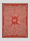 Etro Plaid Aus Wolle Mit Paisleymuster Und Jacquard-logo In Rot