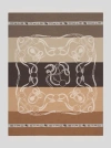 Etro , Plaid Aus Wolle Mit Wappen- Und Pferde-motiv, Multicolor In Multi