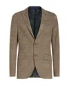Etro Plaid-check Pattern Blazer In Brown