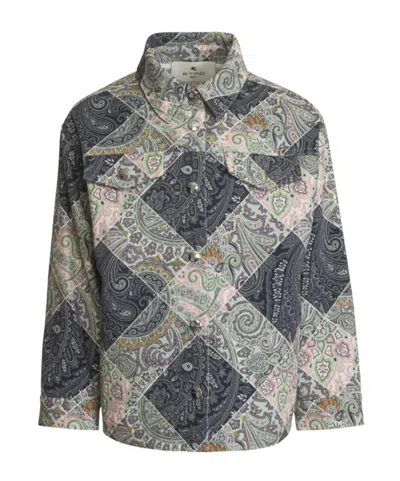 ETRO ETRO CHECKERED PATTERN JACKET