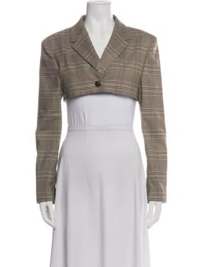 Pre-owned Etro Plaid Print Jacket In Multi