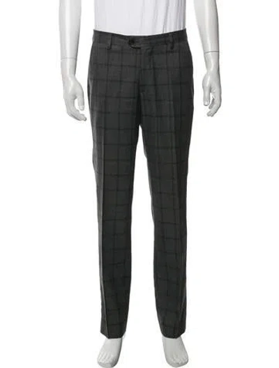 Pre-owned Etro Plaid Print Two-piece Suit In Multicolor