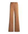 Etro Plain-coloured Wide-leg Trousers In Brown