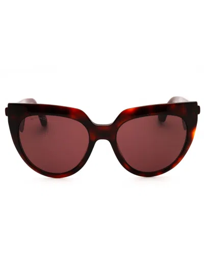 Etro Plastic Cat Eye Women's Sunglasses In Burgundy