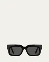 Etro Plastic Rectangle Sunglasses In Black