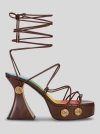 ETRO PLATFORM SANDALS WITH STRAPS AND STUDS