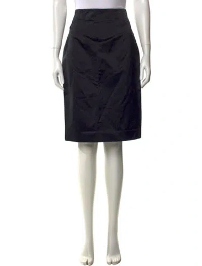 Pre-owned Etro Pleated Accents Knee-length Skirt